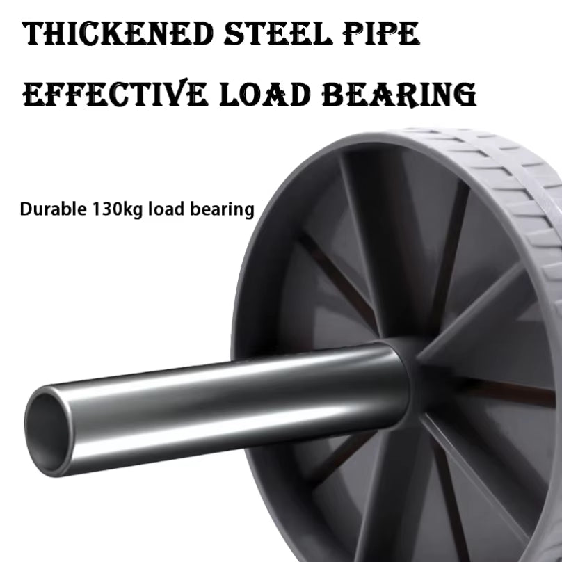Abdominal Wheel Strong Load Bearing Non-Slip Roller Strengthen Muscle Exercise Equipment Fitness Training Home Use Silent