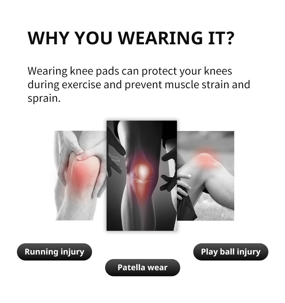 Single Knitted Nylon Sports Knee Pad Riding Protective Gear Running Basketball Skipping Rope Warm Knee Pad Foot Cold Proof Black