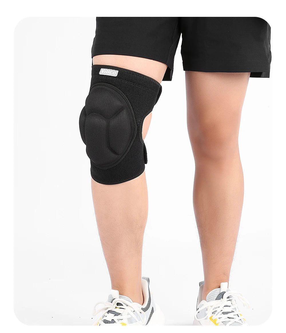 1 pair Knee Pads For Men Women Anti Slip Breathable Knee Sleeves Joint Protective Football Running Cycling Knee Support