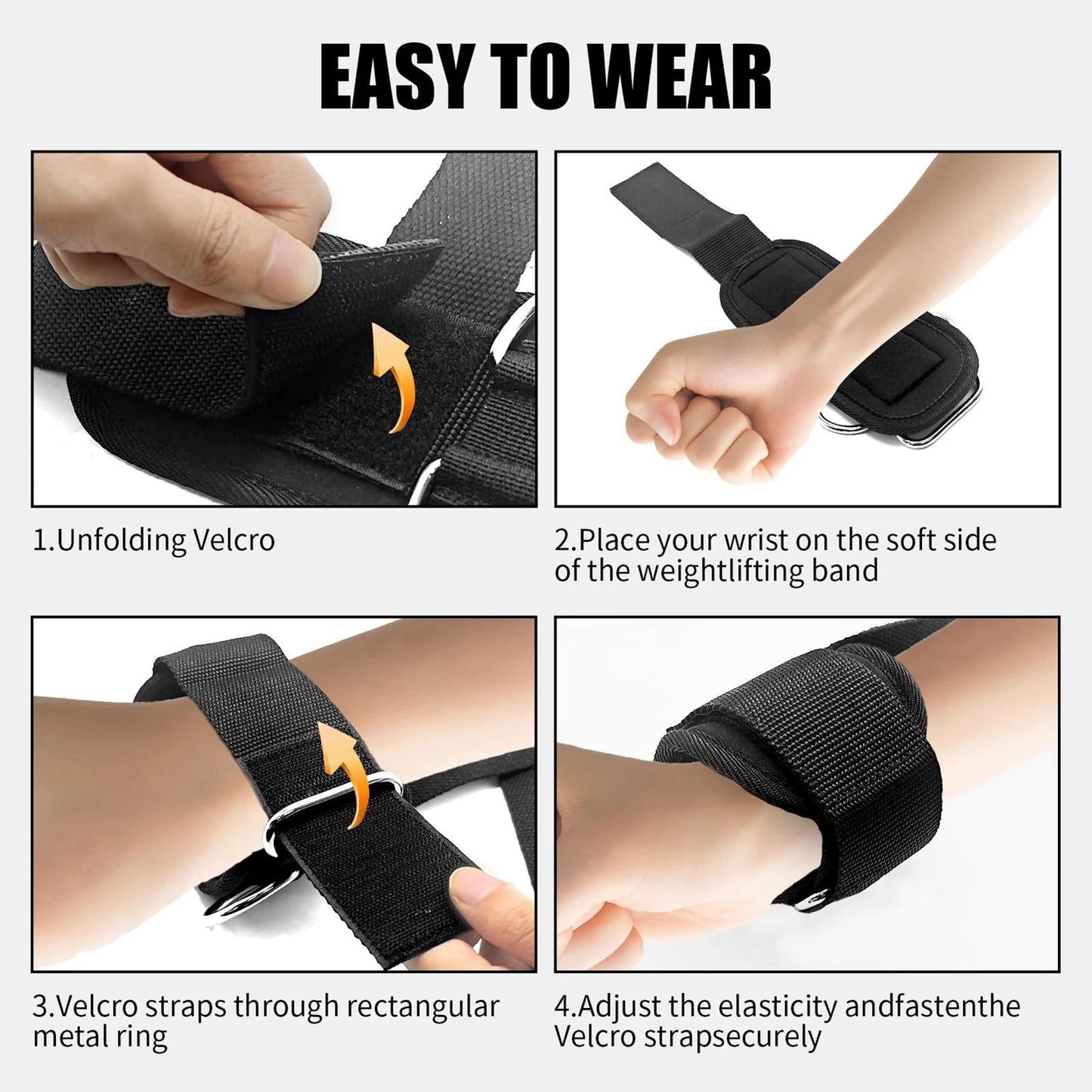 Wrist Straps Wrist Straps For Weightlifting Non Slip Heavy Duty Wrap Support Comfortable Hand Grip Fitness Accessories For Women