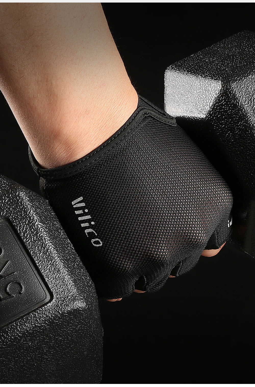 Sports Fitness Gloves Equipment Non-slip Handguards Gym Gloves Bench Press Barbell Fitness Protective Gear