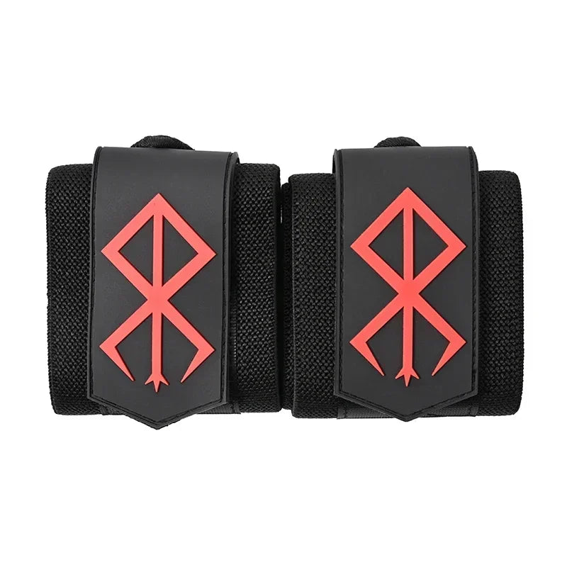 Wrist Straps for Weightlifting, Bodybuilding, Powerlifting, Wristband Support, Weightlifting, Gym, Berserk Lifting Straps