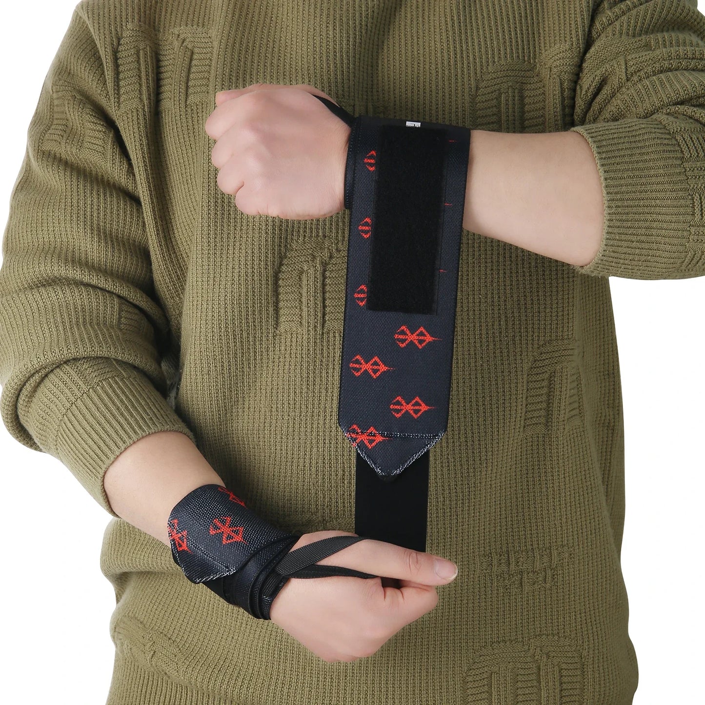 Wrist Straps for Weightlifting, Bodybuilding, Powerlifting, Wristband Support, Weightlifting, Gym, Berserk Lifting Straps
