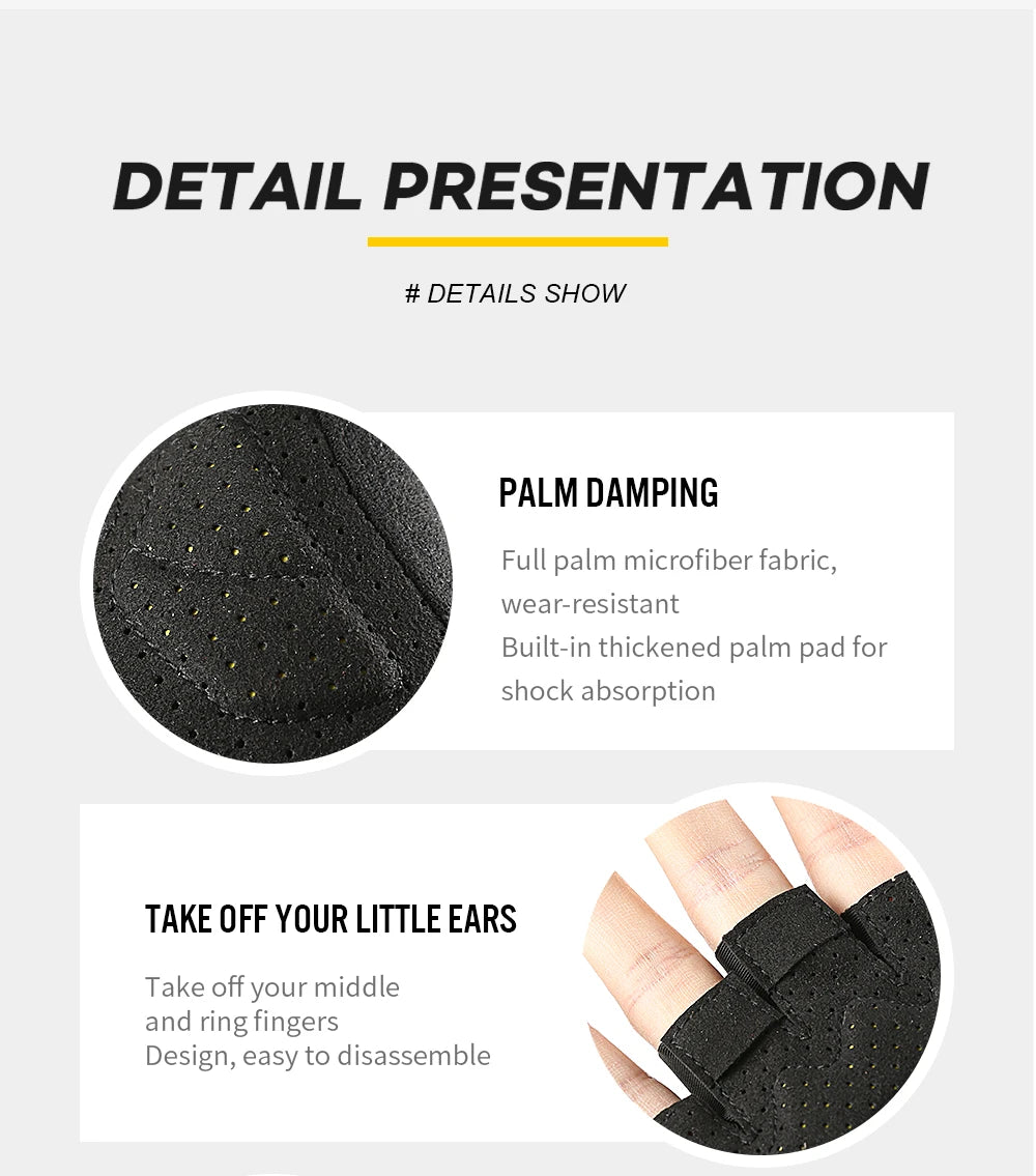 Sports Fitness Gloves Equipment Non-slip Handguards Gym Gloves Bench Press Barbell Fitness Protective Gear