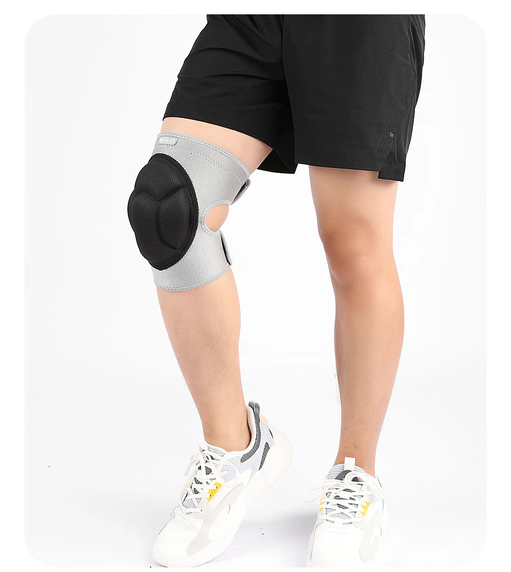 1 pair Knee Pads For Men Women Anti Slip Breathable Knee Sleeves Joint Protective Football Running Cycling Knee Support