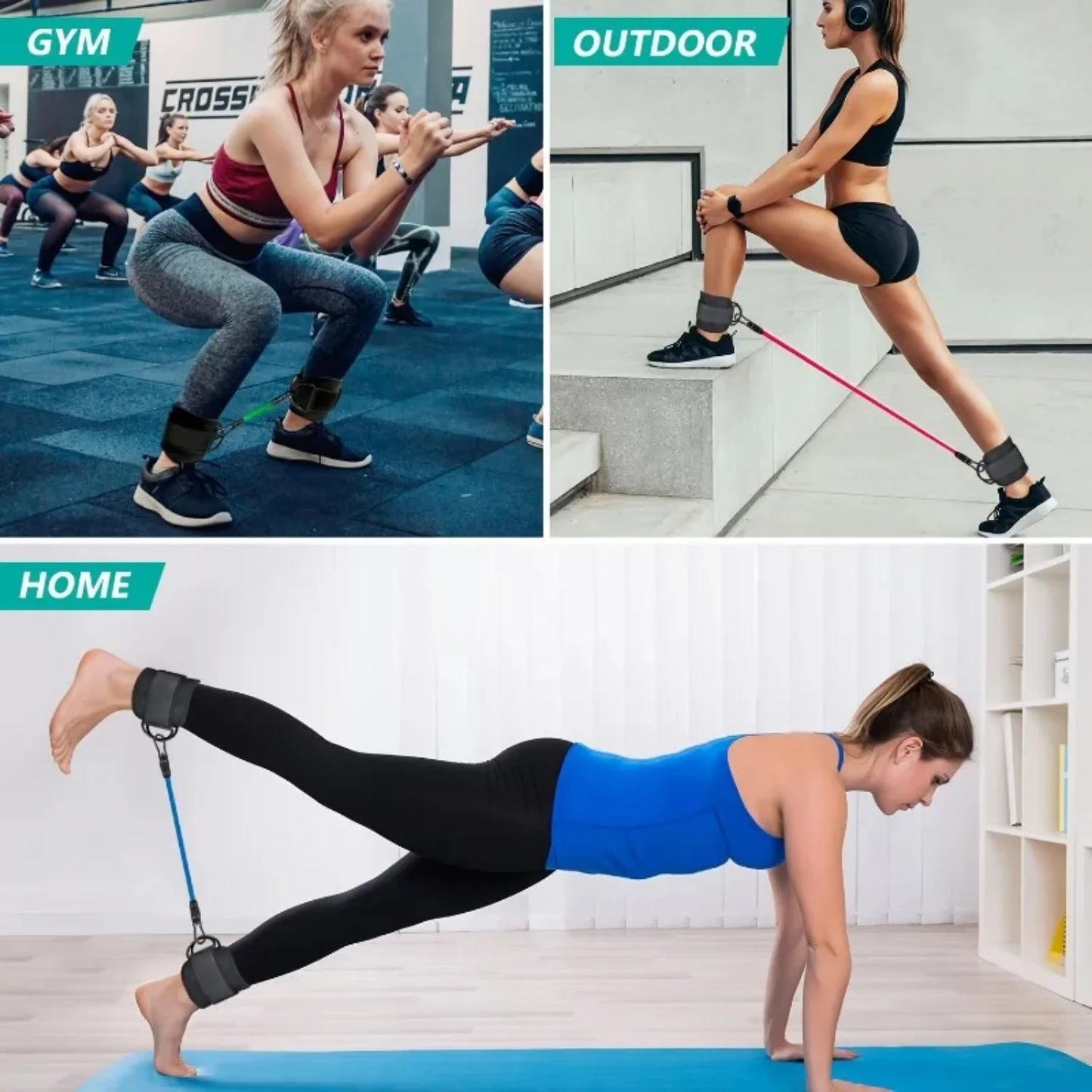 Resistance Bands Set Bodybuilding Gym Equipment Professional Weight Training Fitness Elastic Rubber Bands Workout Expander