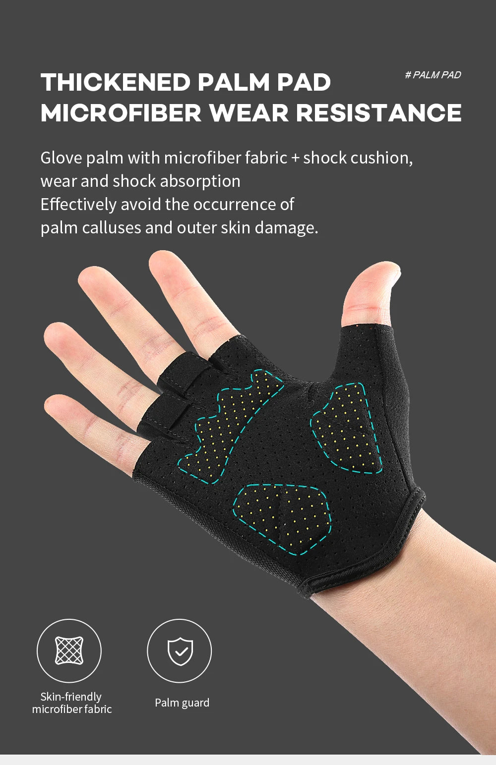 Sports Fitness Gloves Equipment Non-slip Handguards Gym Gloves Bench Press Barbell Fitness Protective Gear