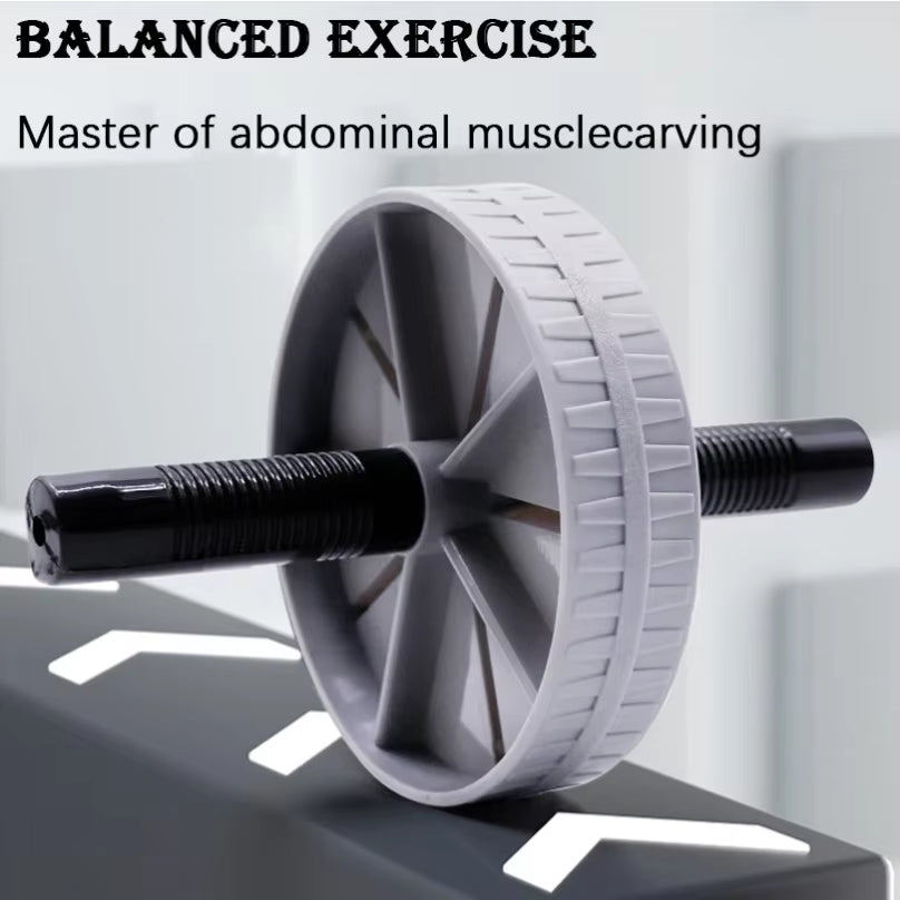 Abdominal Wheel Strong Load Bearing Non-Slip Roller Strengthen Muscle Exercise Equipment Fitness Training Home Use Silent