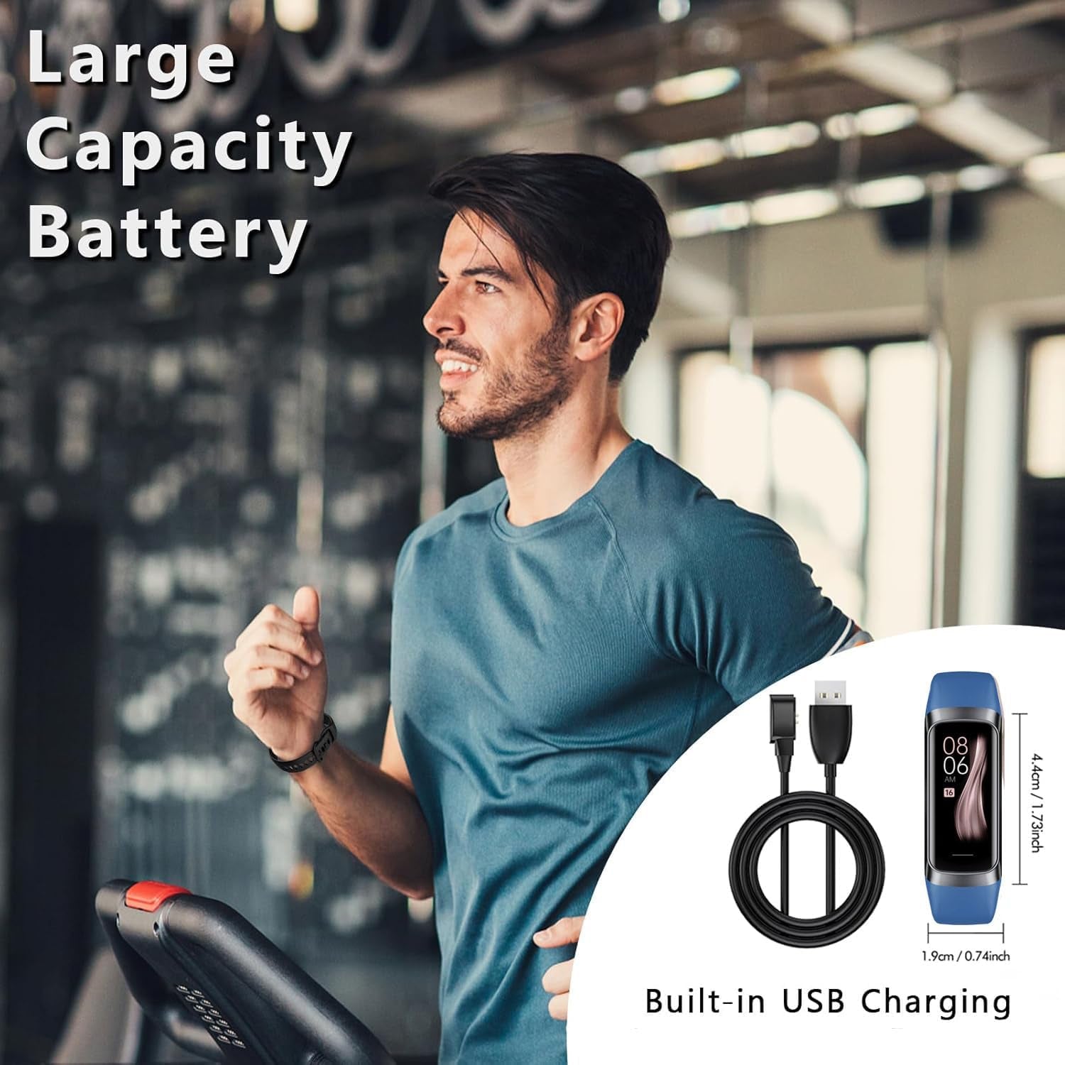 Fitness Tracker (Blue)