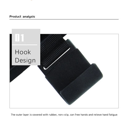 Weight Lifting Hook Grips With Wrist Wraps Hand-Bar Wrist Strap  Gym Fitness Hook Weight Strap Pull-Ups Power Lifting Gloves