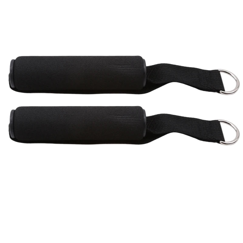 Gym Resistance Bands Handles Anti-slip Grip Strong Nylon Webbing Fitness Heavy Duty Cable Machine Workout Equipment