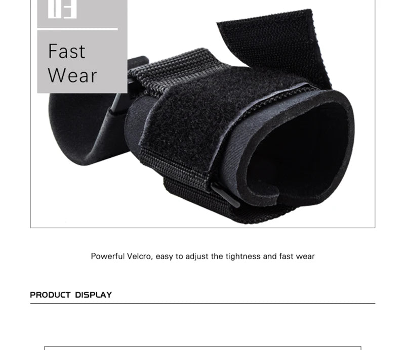 Weight Lifting Hook Grips With Wrist Wraps Hand-Bar Wrist Strap  Gym Fitness Hook Weight Strap Pull-Ups Power Lifting Gloves