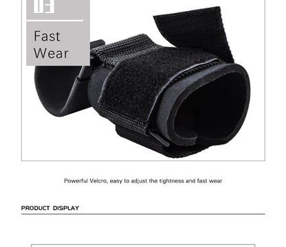 Weight Lifting Hook Grips With Wrist Wraps Hand-Bar Wrist Strap  Gym Fitness Hook Weight Strap Pull-Ups Power Lifting Gloves
