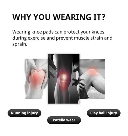 Single Knitted Nylon Sports Knee Pad Riding Protective Gear Running Basketball Skipping Rope Warm Knee Pad Foot Cold Proof Black