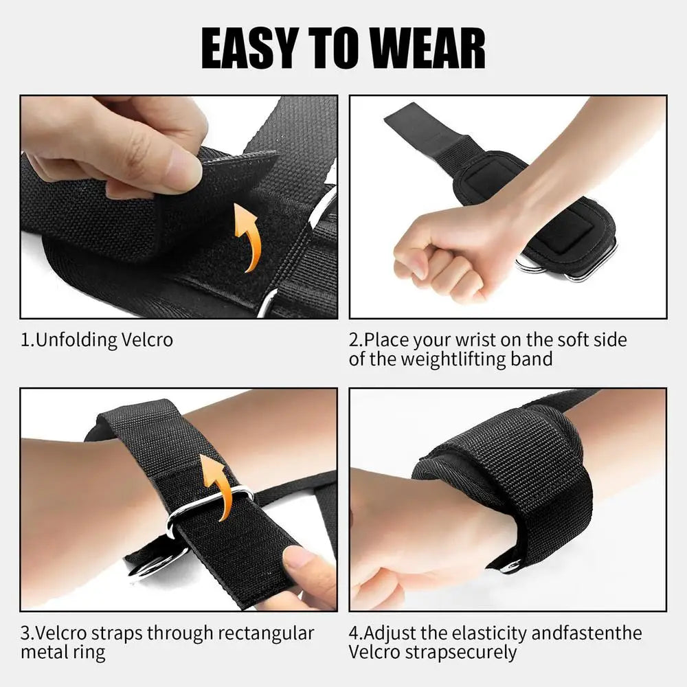 Wrist Straps Wrist Straps For Weightlifting Non Slip Heavy Duty Wrap Support Comfortable Hand Grip Fitness Accessories For Women