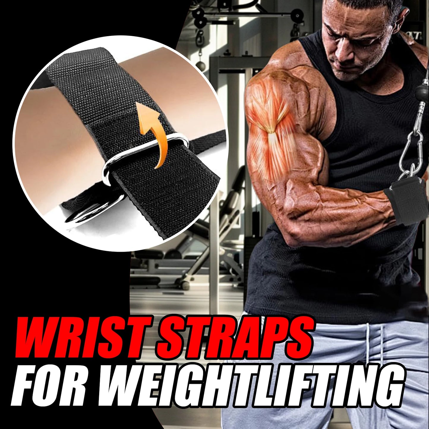Wrist Straps Wrist Straps For Weightlifting Non Slip Heavy Duty Wrap Support Comfortable Hand Grip Fitness Accessories For Women