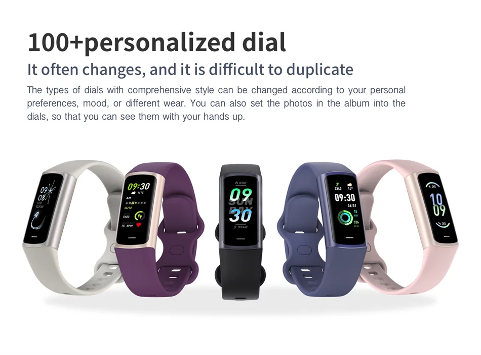 2024 Sport Smart Bracelet Fitness Tracker For Man Women Band Waterproof Connected Phone Tracker Men Smart Watch For Android ios