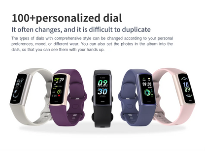 2024 Sport Smart Bracelet Fitness Tracker For Man Women Band Waterproof Connected Phone Tracker Men Smart Watch For Android ios