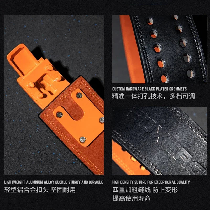 Weight Lifting Belt Back Support Workout Belt with Metal Buckle Training Gym Squats Deadlifts Waist Protector Powerlifting Belts