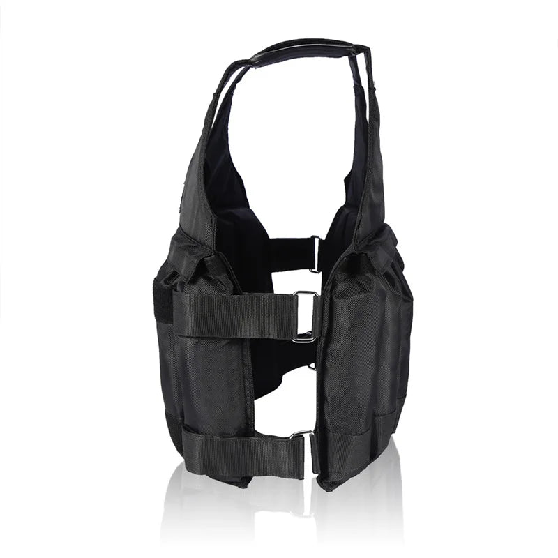 15-50kg Adjustable Weight Vest Weighted Fitness Training Set With Steel Plate Weighted Bracelet Ankle Bodybuilding Accessories