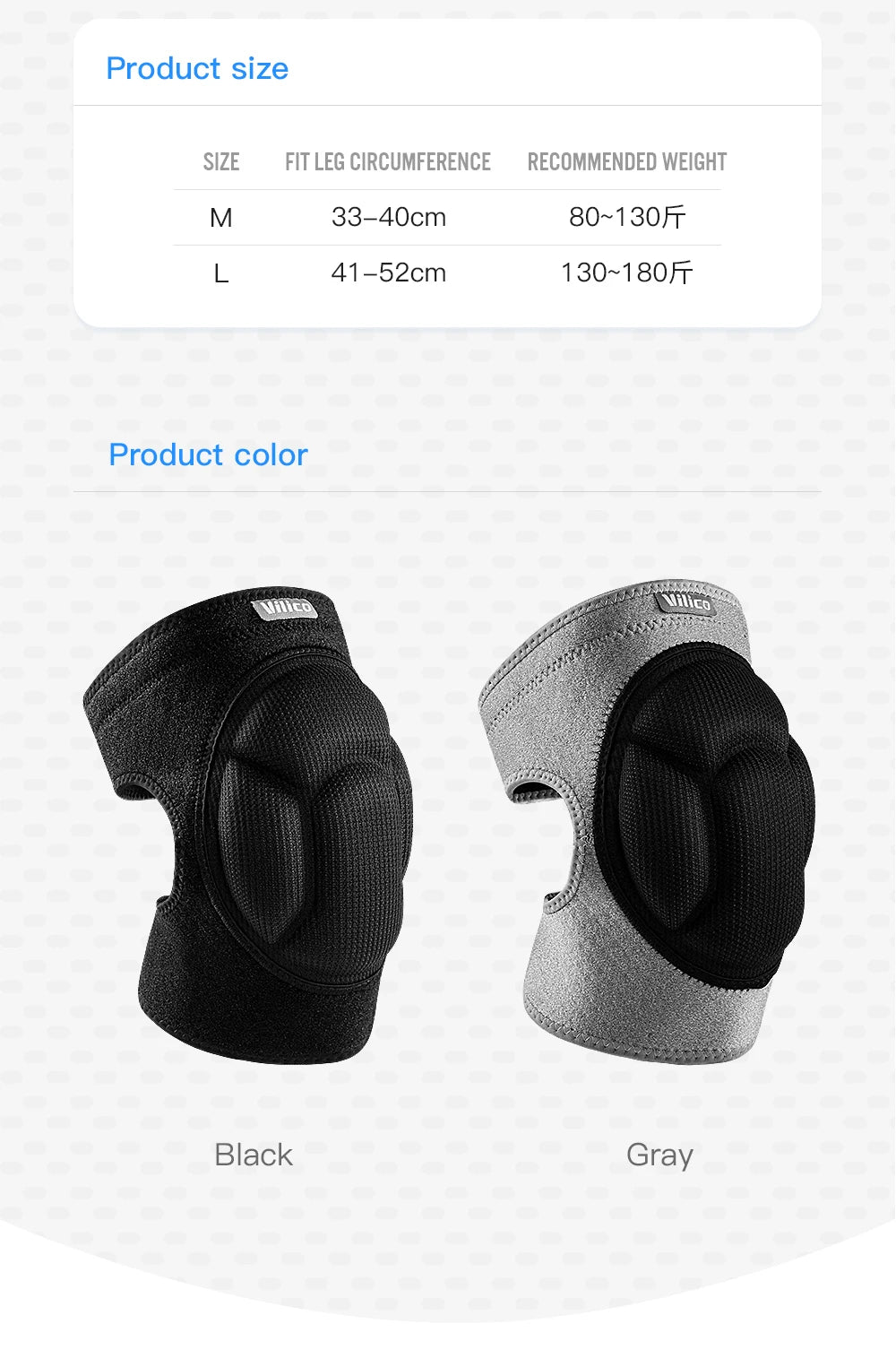 1 pair Knee Pads For Men Women Anti Slip Breathable Knee Sleeves Joint Protective Football Running Cycling Knee Support