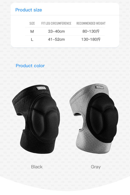 1 pair Knee Pads For Men Women Anti Slip Breathable Knee Sleeves Joint Protective Football Running Cycling Knee Support