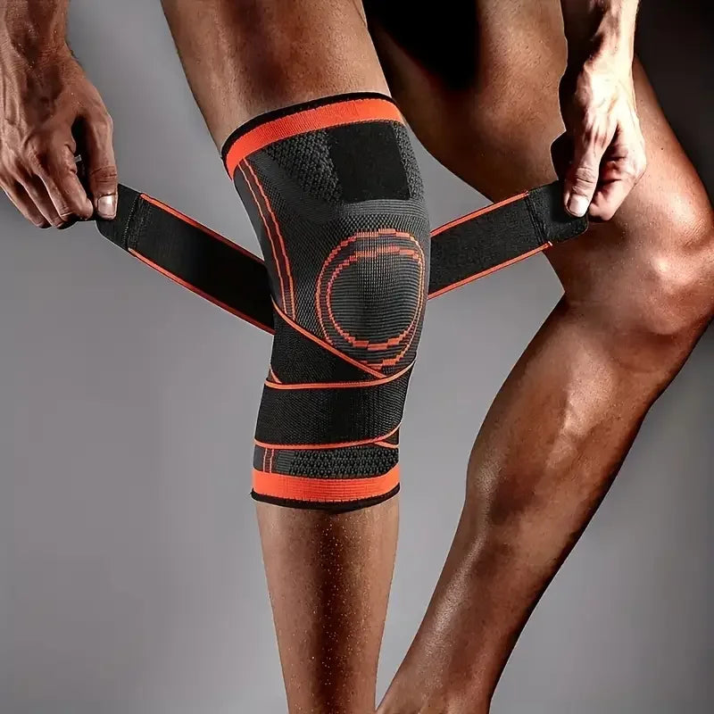1PC Sports Knee Pad Pressurized Elastic Knee For Knee Pads For Running Hiking Meniscus Tear Arthritis Joint Pain Relief