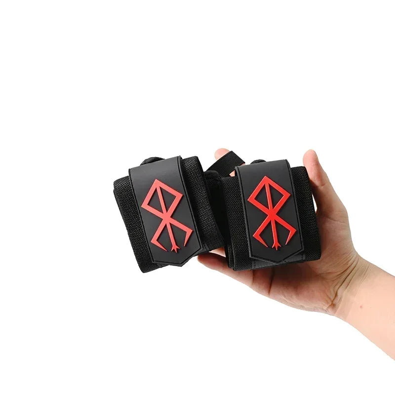 Wrist Straps for Weightlifting, Bodybuilding, Powerlifting, Wristband Support, Weightlifting, Gym, Berserk Lifting Straps