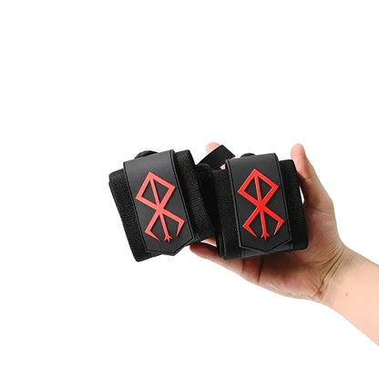 Wrist Straps for Weightlifting, Bodybuilding, Powerlifting, Wristband Support, Weightlifting, Gym, Berserk Lifting Straps
