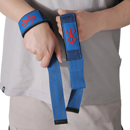 Wrist Straps for Weightlifting, Bodybuilding, Powerlifting, Wristband Support, Weightlifting, Gym, Berserk Lifting Straps