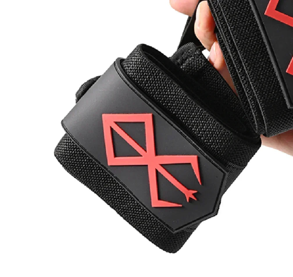 Wrist Straps for Weightlifting, Bodybuilding, Powerlifting, Wristband Support, Weightlifting, Gym, Berserk Lifting Straps