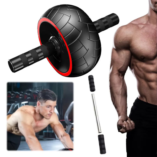 Ab Roller Wheel Abdominal Muscle Trainer Single-Wheel Abdomen Exerciser Non Slip Workout Equipment  Core