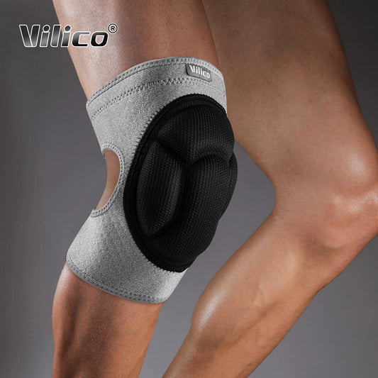 1 pair Knee Pads For Men Women Anti Slip Breathable Knee Sleeves Joint Protective Football Running Cycling Knee Support