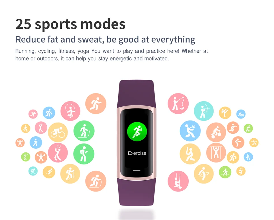 2024 Sport Smart Bracelet Fitness Tracker For Man Women Band Waterproof Connected Phone Tracker Men Smart Watch For Android ios