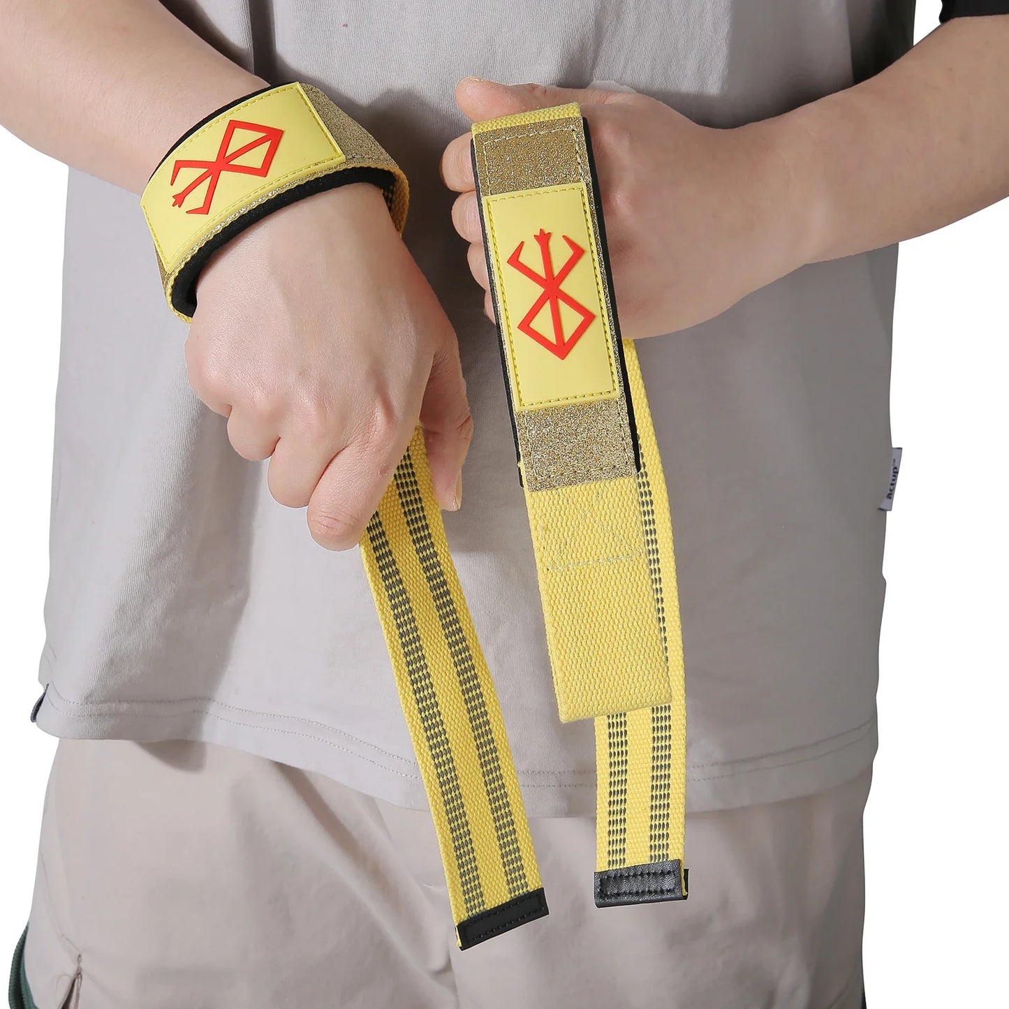 Wrist Straps for Weightlifting, Bodybuilding, Powerlifting, Wristband Support, Weightlifting, Gym, Berserk Lifting Straps