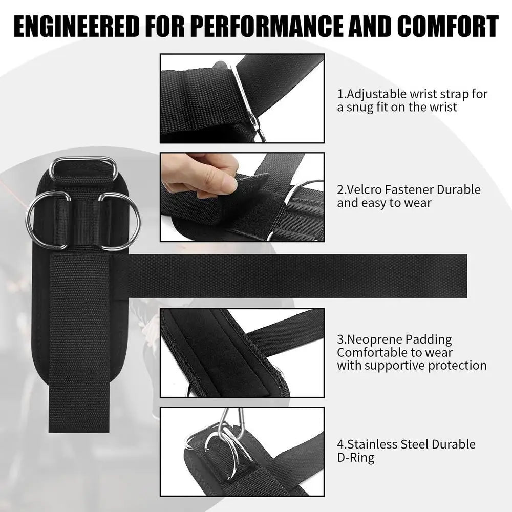 Wrist Straps Wrist Straps For Weightlifting Non Slip Heavy Duty Wrap Support Comfortable Hand Grip Fitness Accessories For Women