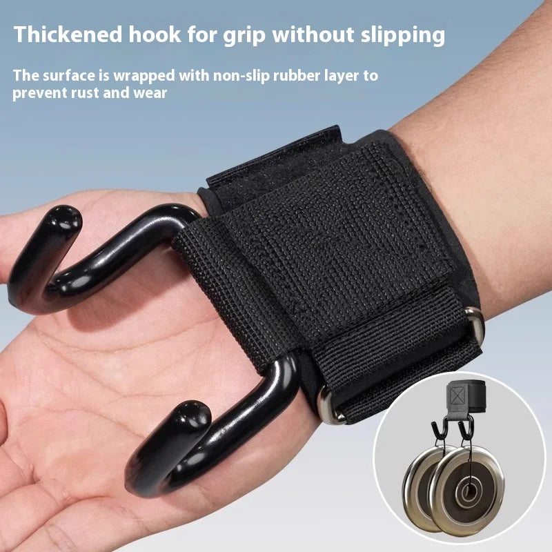 Wrist Straps Weight Lifting Chin-up Crossfit Compression Wristbands Home Gym Equipment Hand Brace Wrist Support Bodybuilding
