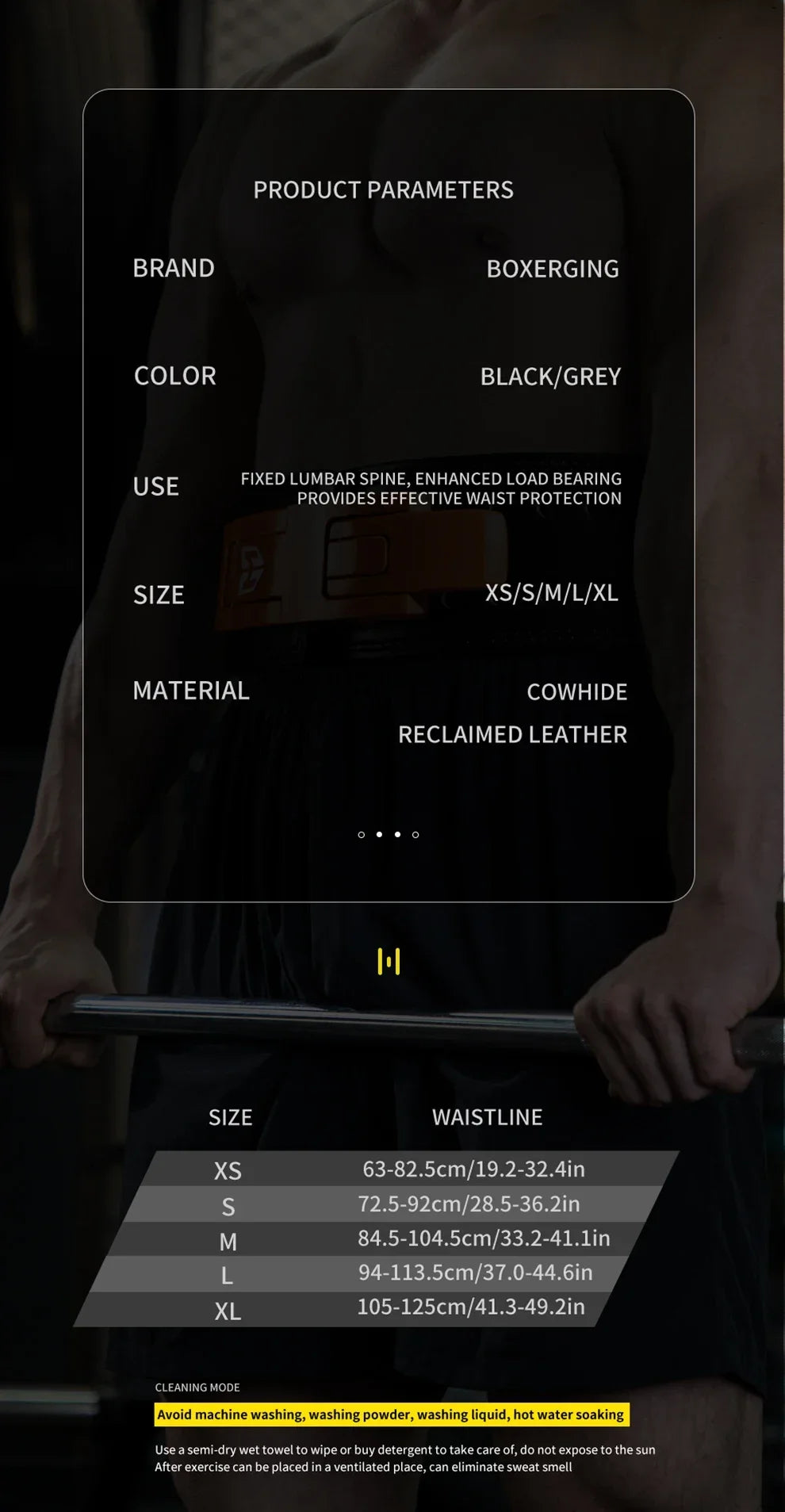 Weight Lifting Belt Back Support Workout Belt with Metal Buckle Training Gym Squats Deadlifts Waist Protector Powerlifting Belts
