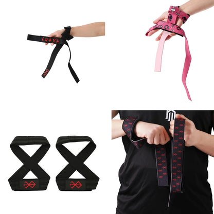 Wrist Straps for Weightlifting, Bodybuilding, Powerlifting, Wristband Support, Weightlifting, Gym, Berserk Lifting Straps