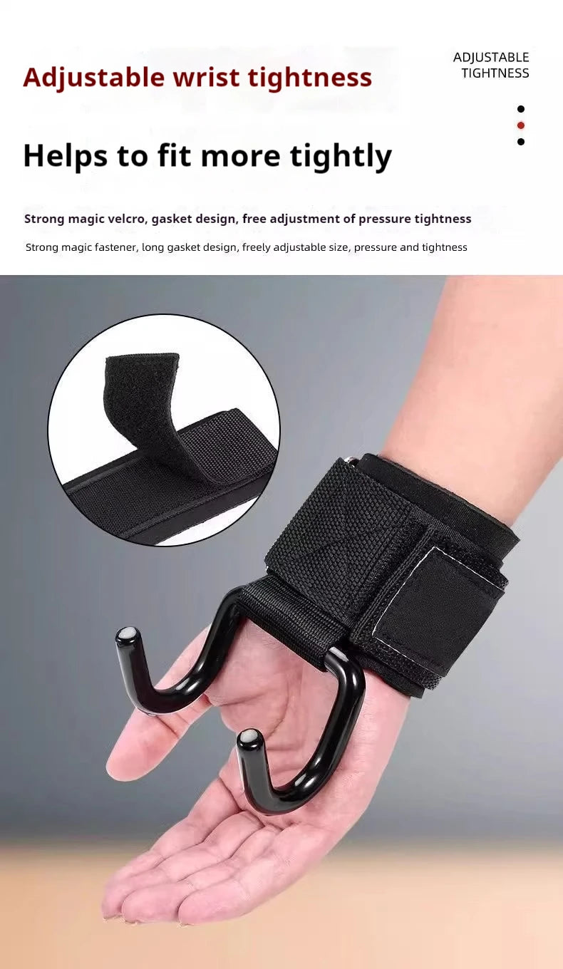 Wrist Straps Weight Lifting Chin-up Crossfit Compression Wristbands Home Gym Equipment Hand Brace Wrist Support Bodybuilding