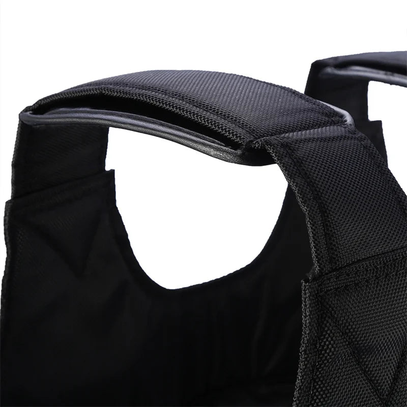 15-50kg Adjustable Weight Vest Weighted Fitness Training Set With Steel Plate Weighted Bracelet Ankle Bodybuilding Accessories
