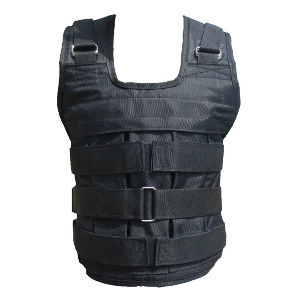 Weighted Vest Weight Jacket Oxford Cloth Weight Training Vest Comfortable Weight Loading Vest Adjustable for Strength Training