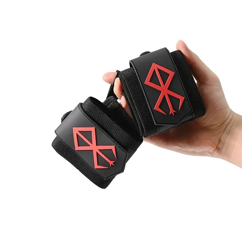 Wrist Straps for Weightlifting, Bodybuilding, Powerlifting, Wristband Support, Weightlifting, Gym, Berserk Lifting Straps