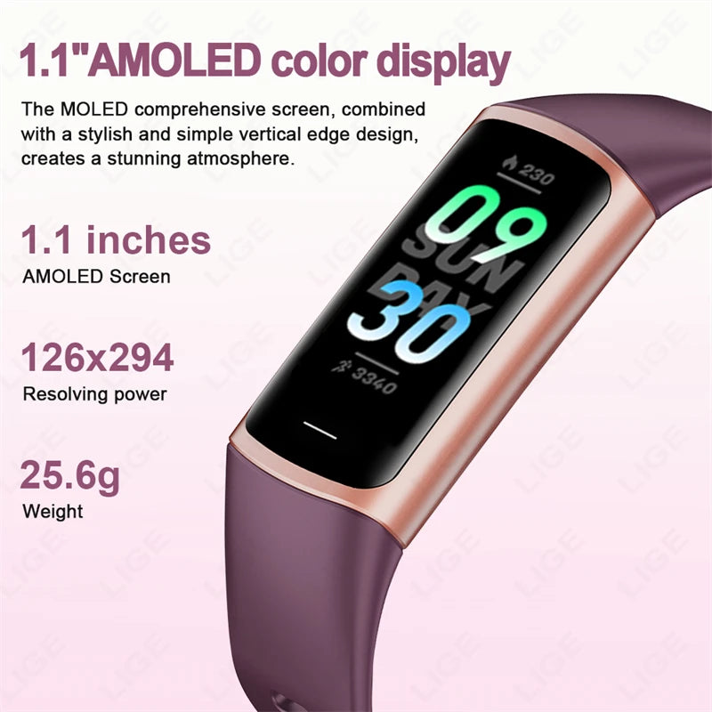 2024 Sport Smart Bracelet Fitness Tracker For Man Women Band Waterproof Connected Phone Tracker Men Smart Watch For Android ios
