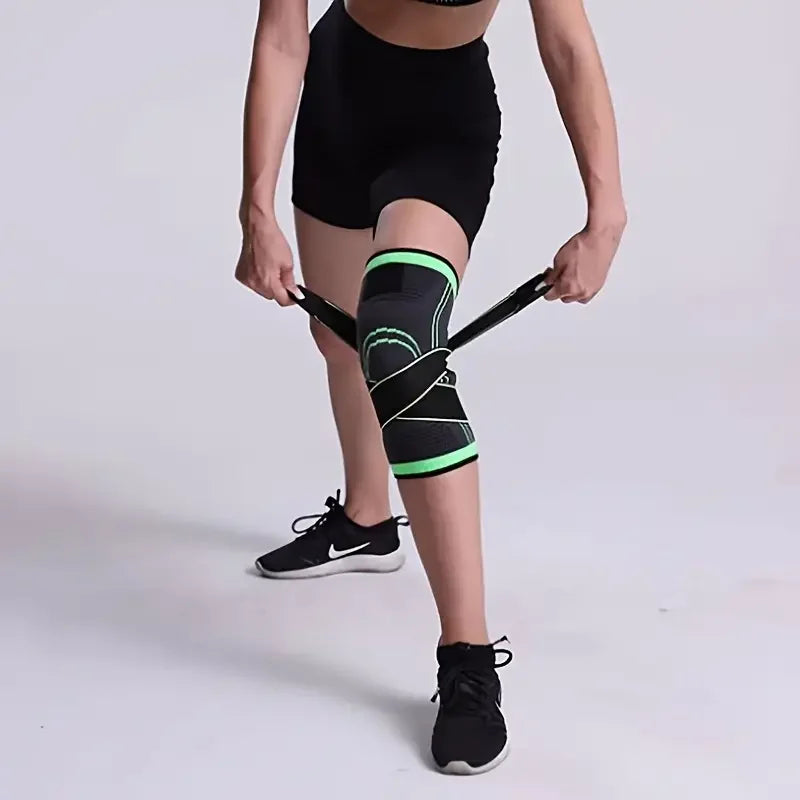1PC Sports Knee Pad Pressurized Elastic Knee For Knee Pads For Running Hiking Meniscus Tear Arthritis Joint Pain Relief