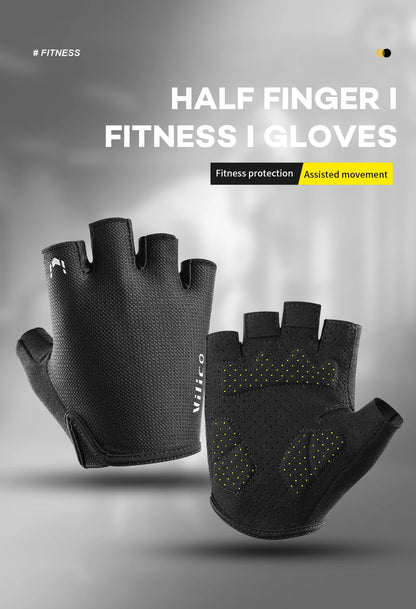 Sports Fitness Gloves Equipment Non-slip Handguards Gym Gloves Bench Press Barbell Fitness Protective Gear